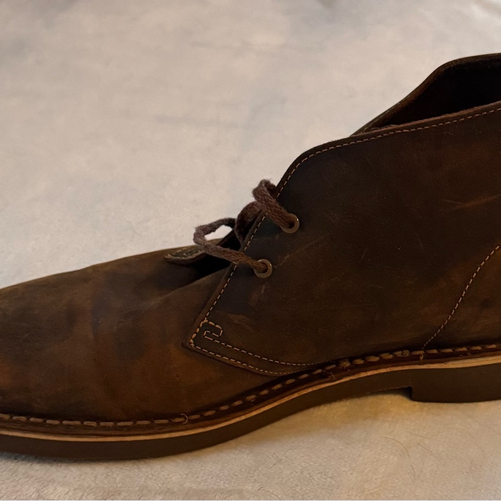 Clarks Brown Leather Chukka Boots